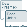 Personal greeting for each recipient on Outlook mailout